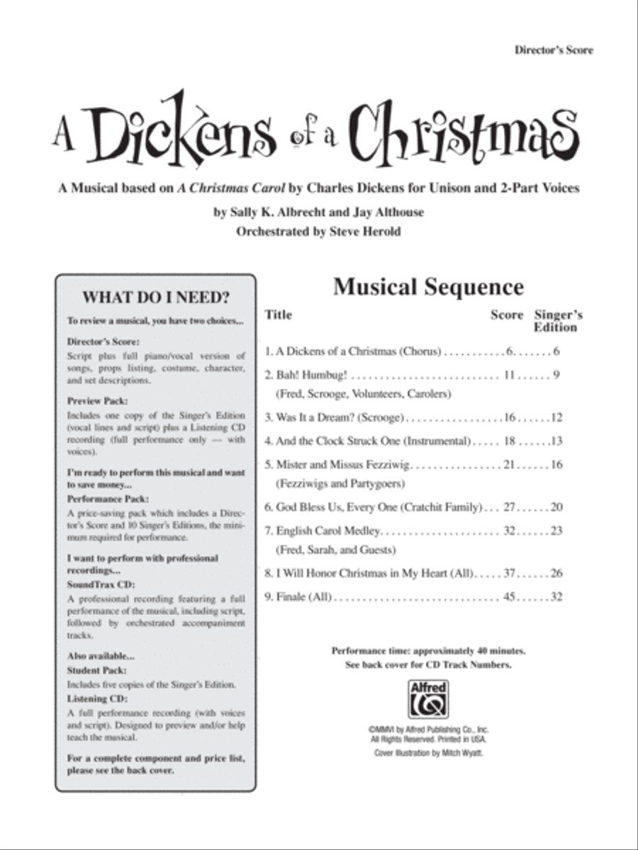A Dickens of A Christmas - Performance Pack Choir scores gallery preview page 2