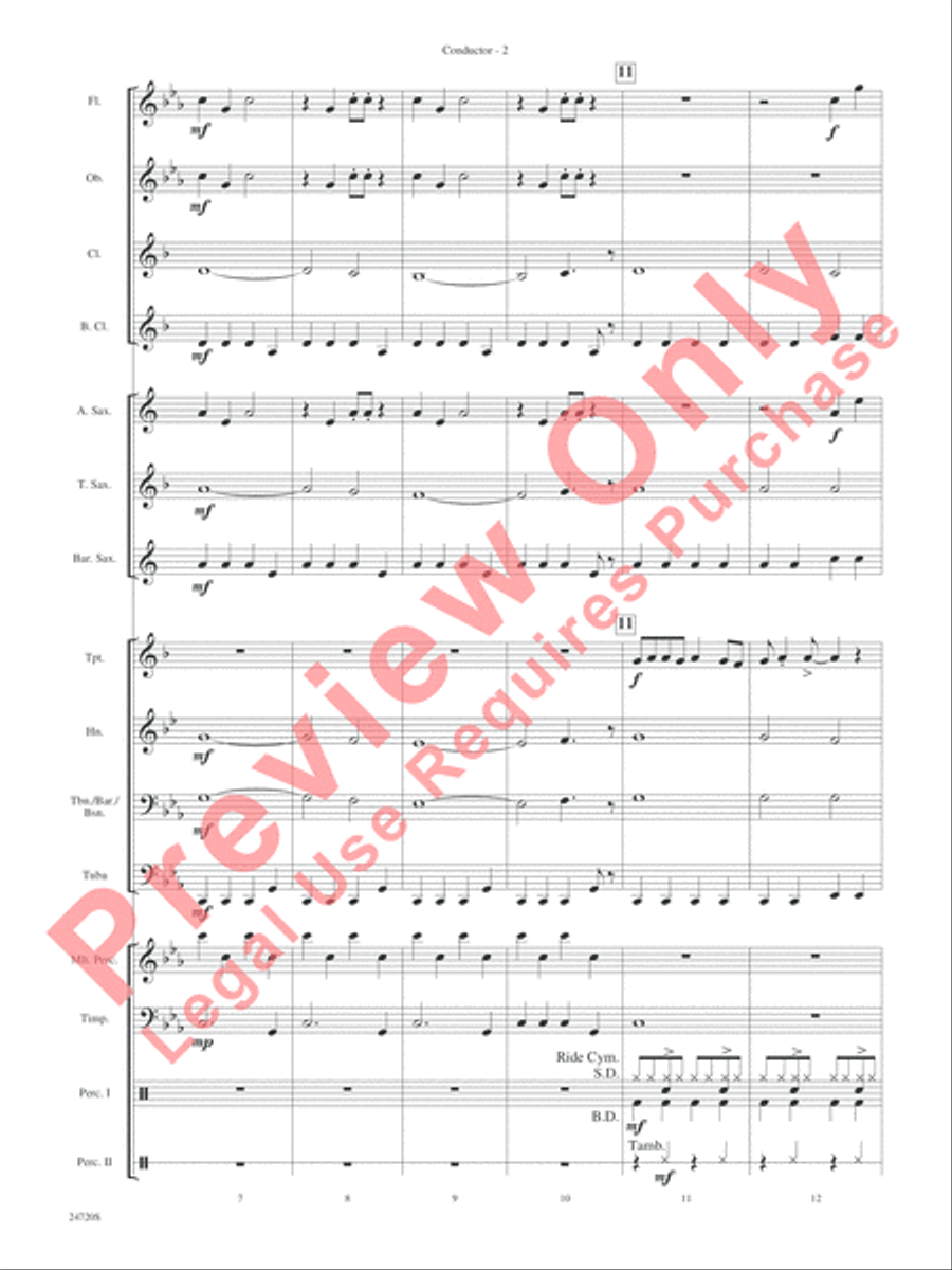 Hung Up Hung Up Concert Band scores gallery preview page 4