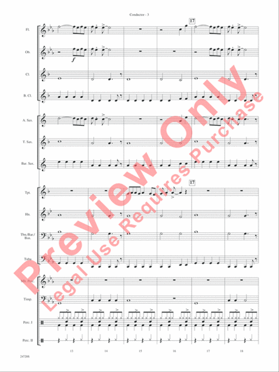 Hung Up Hung Up Concert Band scores gallery preview page 5