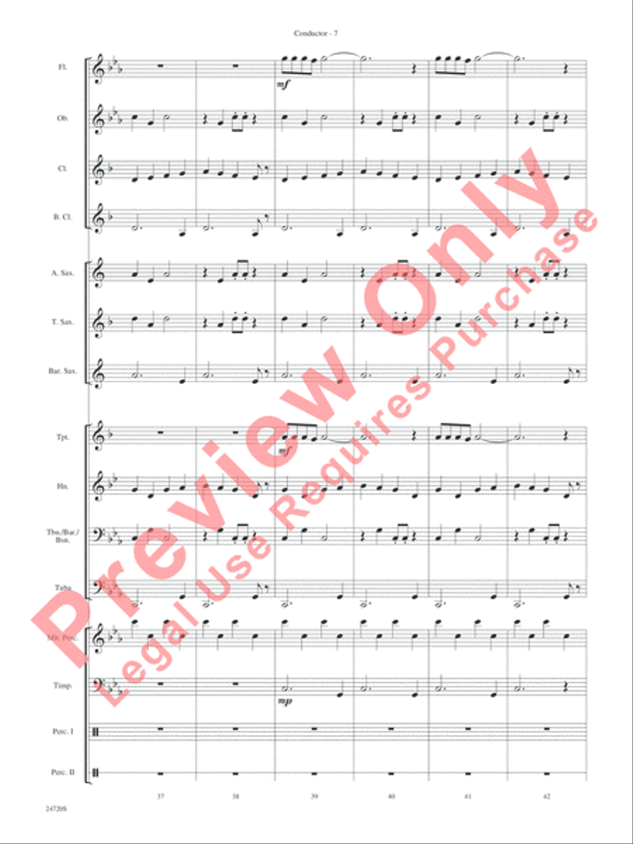 Hung Up Hung Up Concert Band scores gallery preview page 9