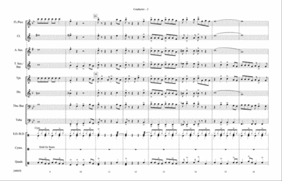 Splish Splash Marching Band scores gallery preview page 3