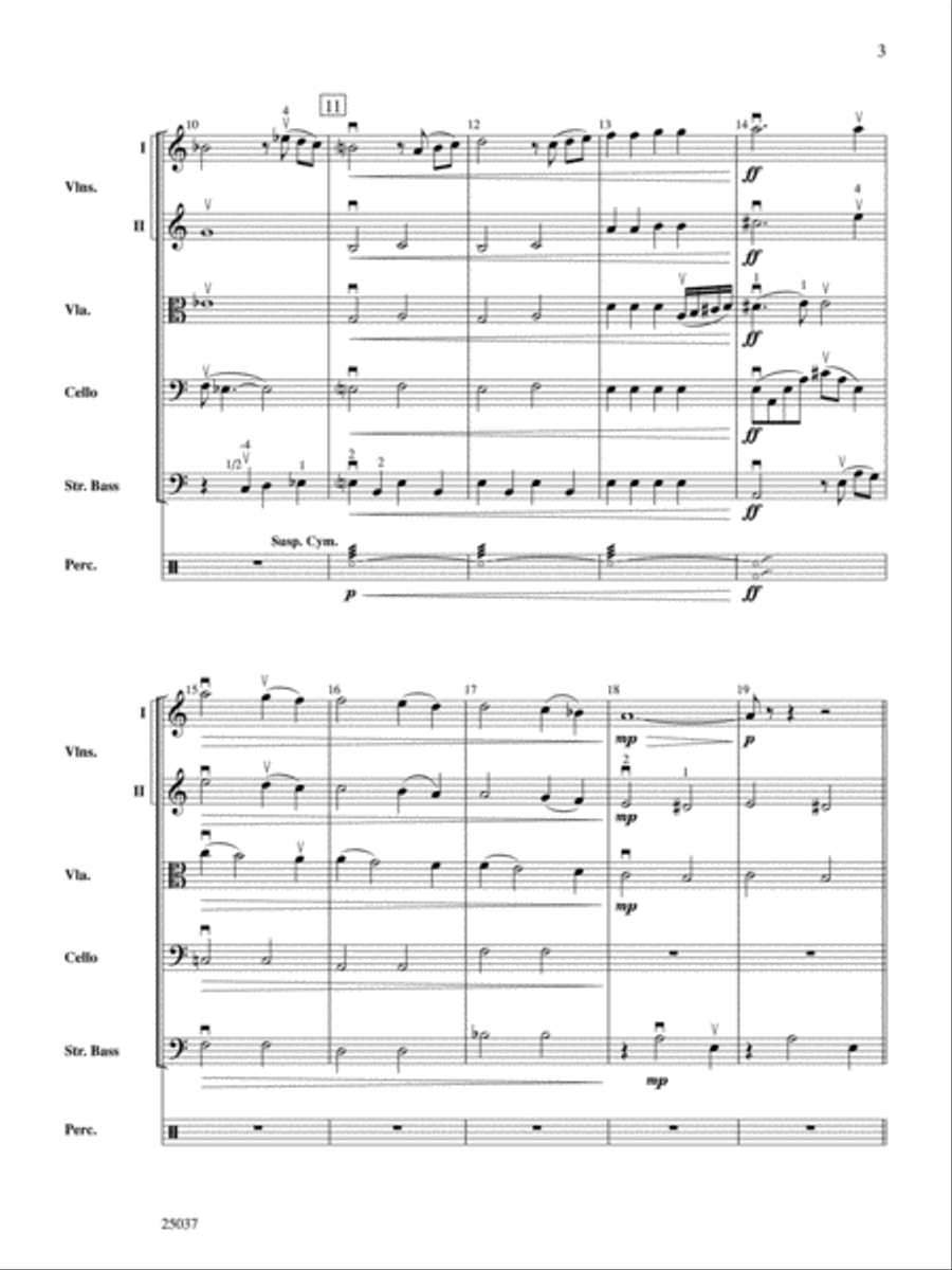 The Curse of Tutankhamun String Orchestra scores gallery preview page 3