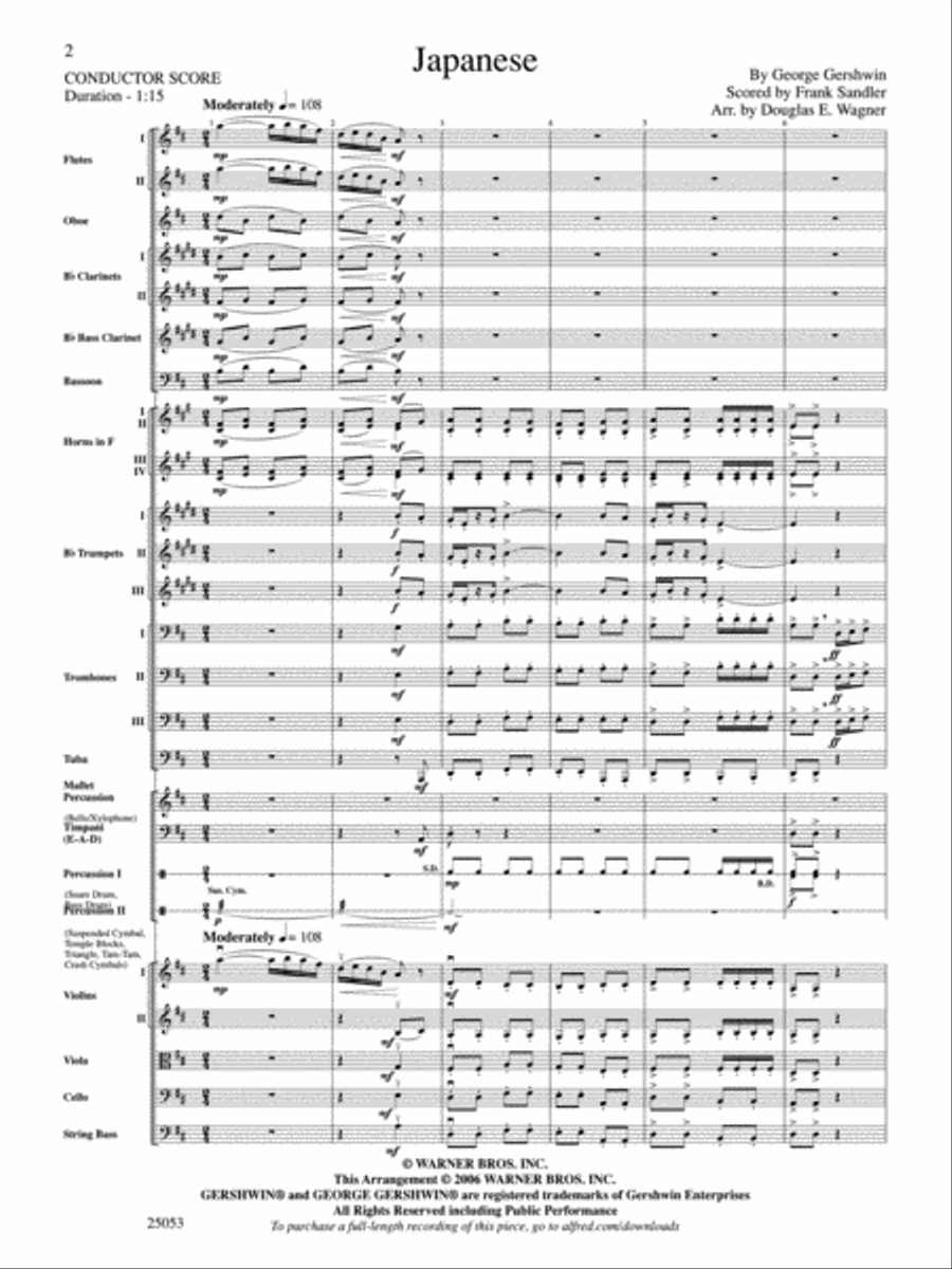 Japanese Full Orchestra scores gallery preview page 2