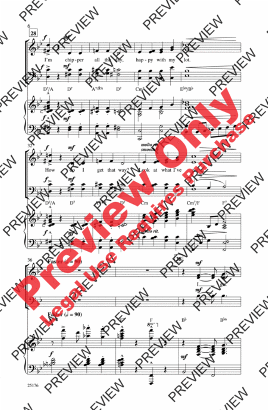I Got Rhythm I Got Rhythm 4-Part scores gallery preview page 5