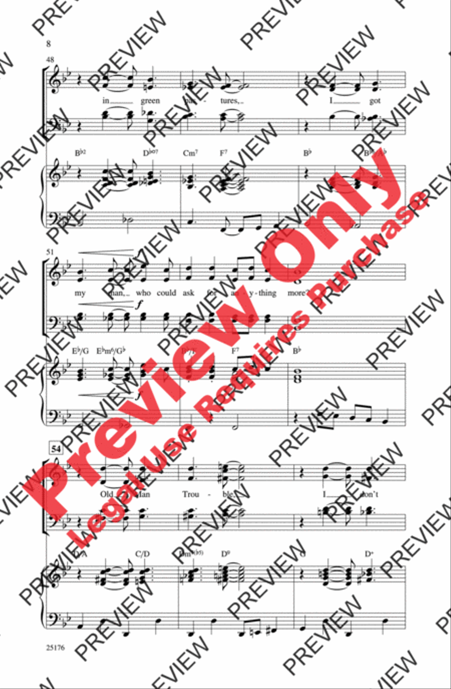 I Got Rhythm I Got Rhythm 4-Part scores gallery preview page 7
