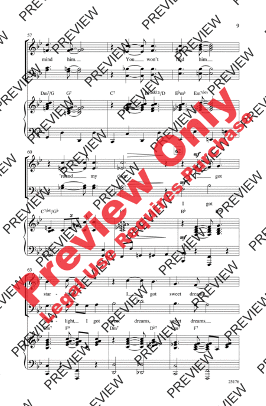 I Got Rhythm I Got Rhythm 4-Part scores gallery preview page 8