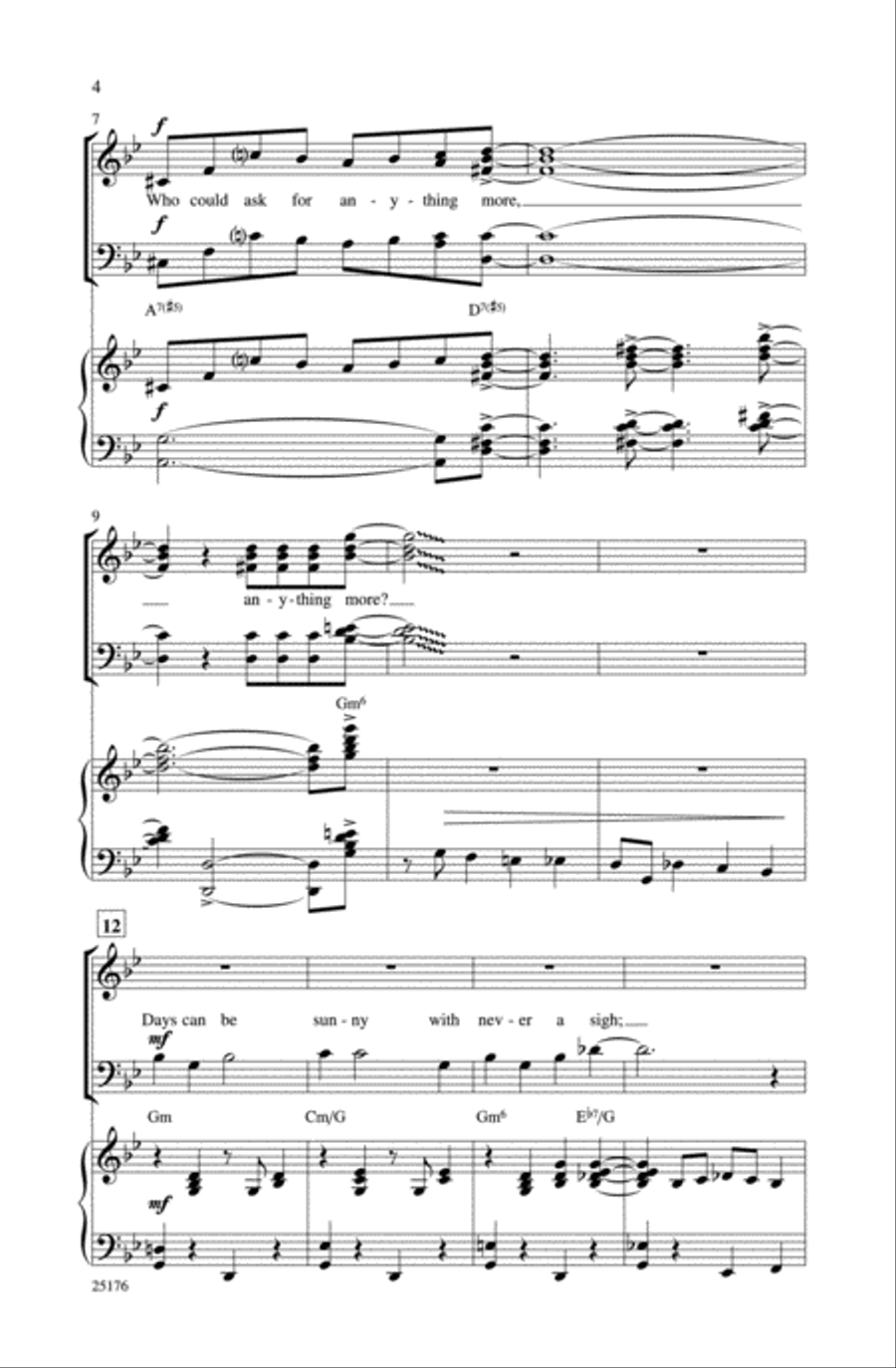 I Got Rhythm I Got Rhythm 4-Part scores gallery preview page 16
