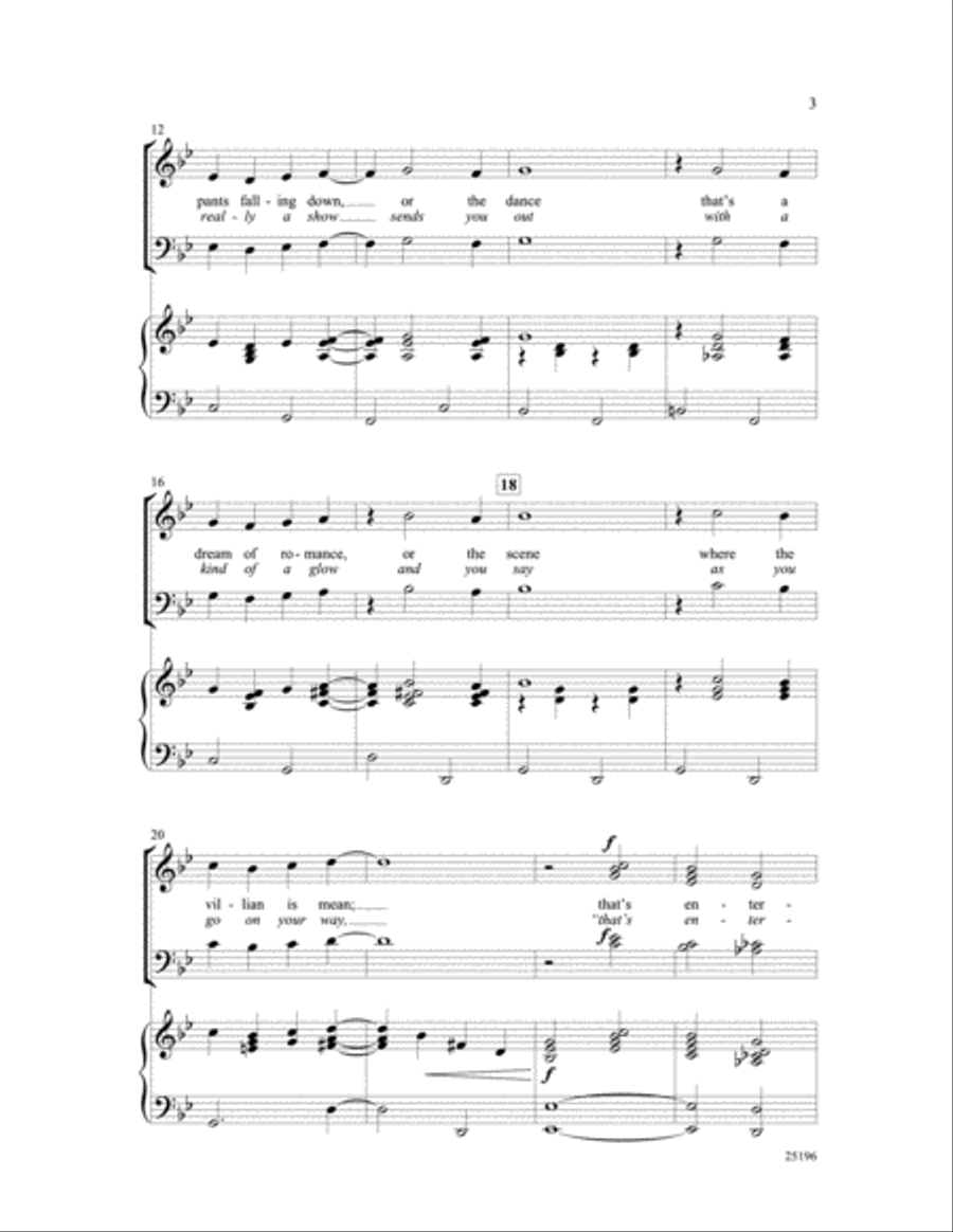 That's Entertainment That's Entertainment 4-Part scores gallery preview page 3