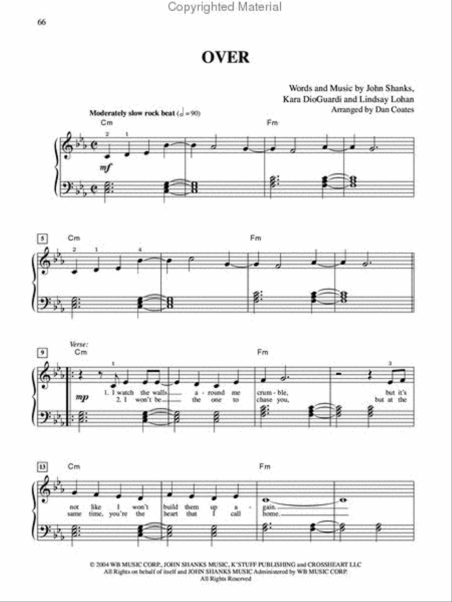 2005-2006 Greatest Pop Hits (Easy Piano) Easy Piano scores gallery preview page 3