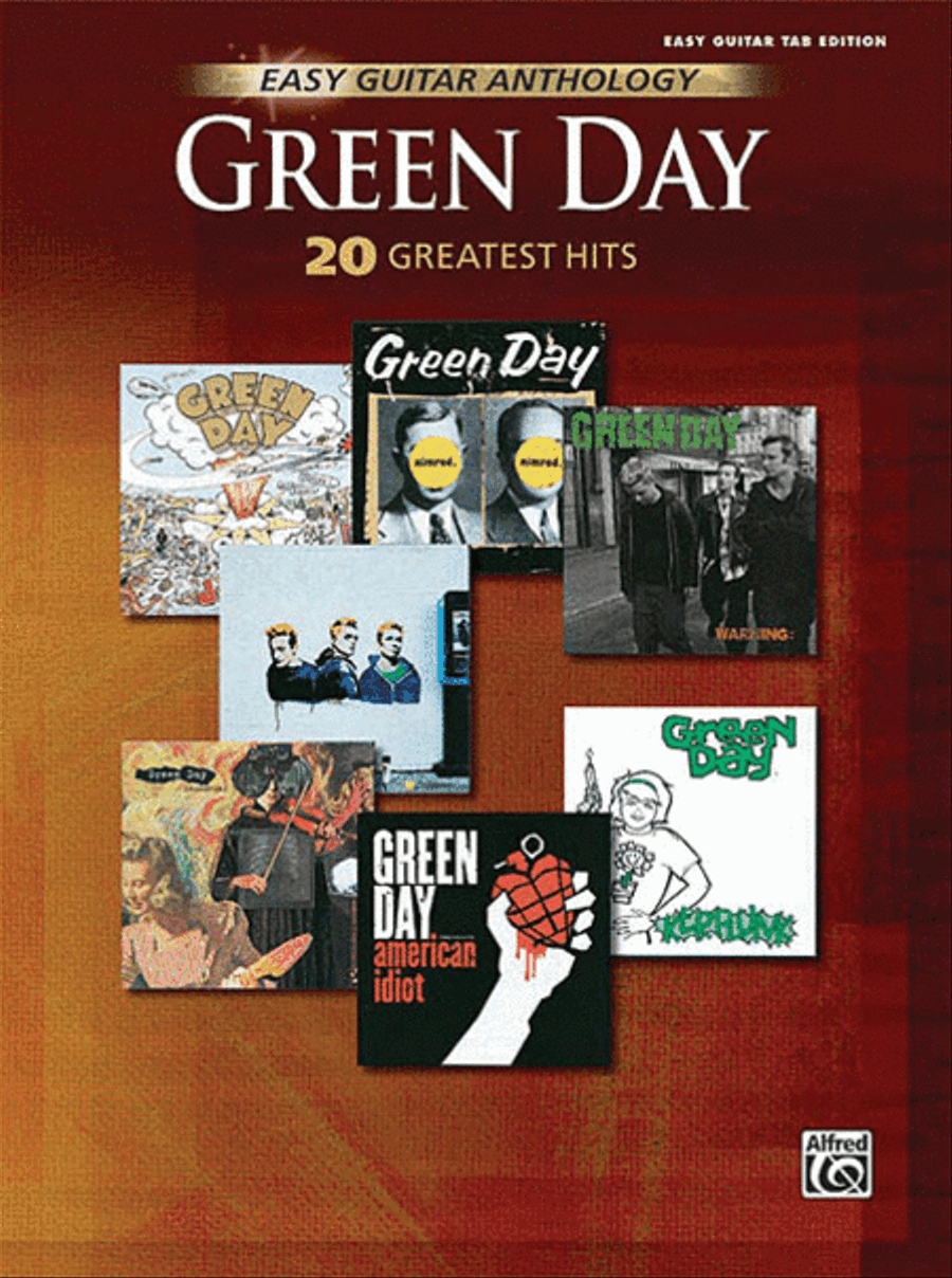Green Day – Easy Guitar Anthology Electric Guitar scores gallery preview page 1