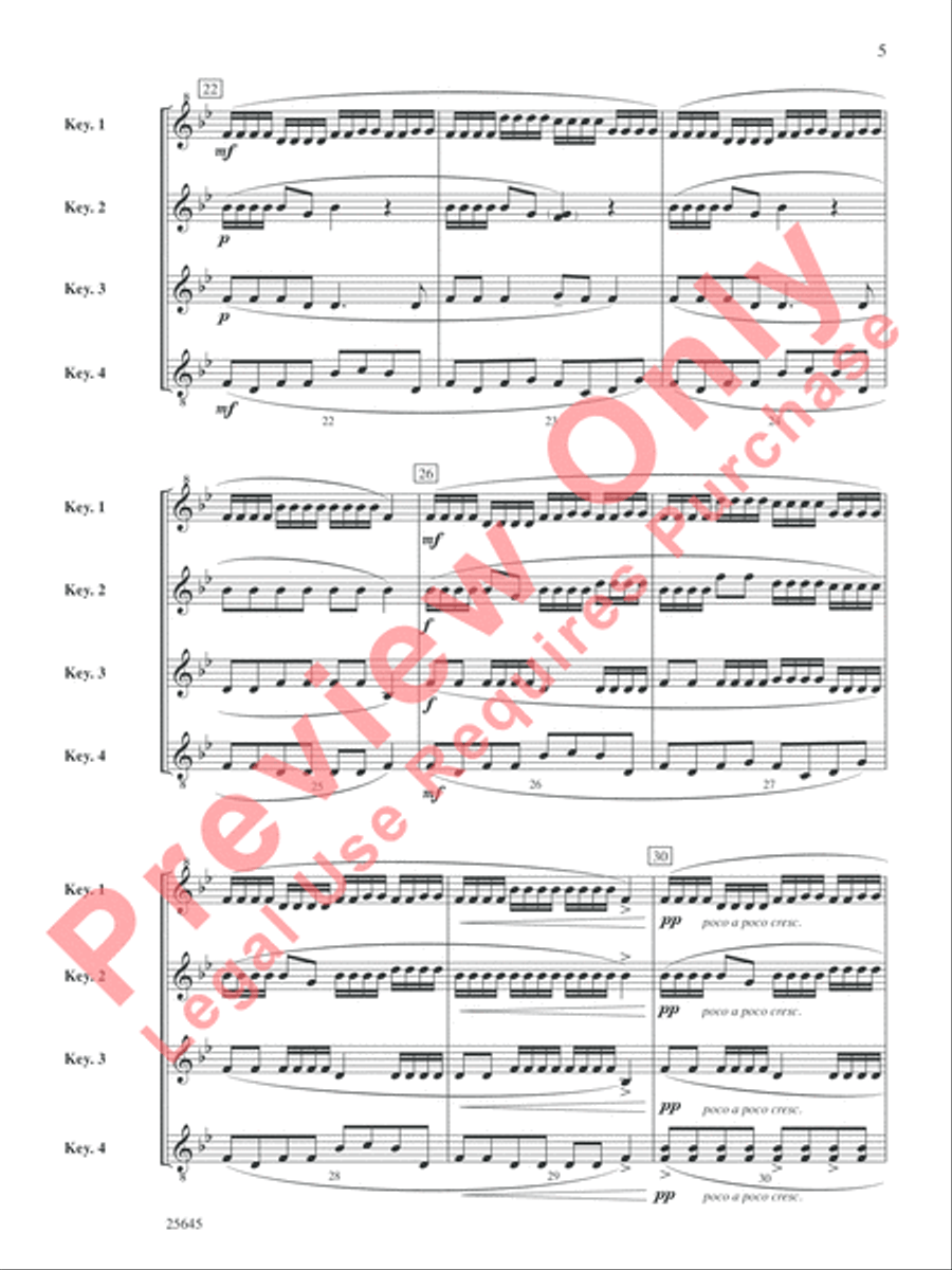 The Last Days of Winter The Last Days of Winter Percussion scores gallery preview page 6