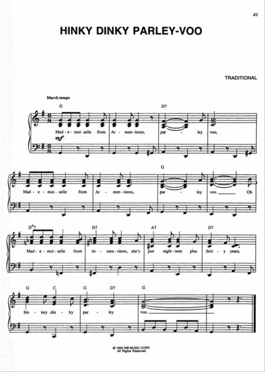 Essential Home Library Series - Volume 1 (1890-1920) Piano, Vocal, Guitar scores gallery preview page 2