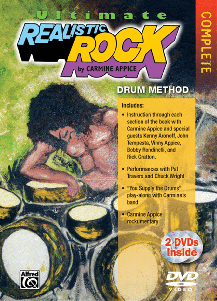 Ultimate Realistic Rock, Complete by Carmine Appice Percussion - Sheet Music