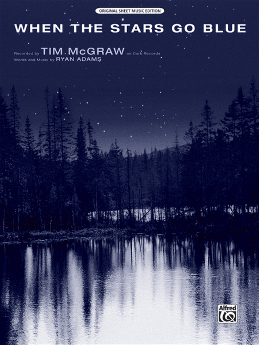 When the Stars Go Blue Piano, Vocal, Guitar scores gallery preview page 1