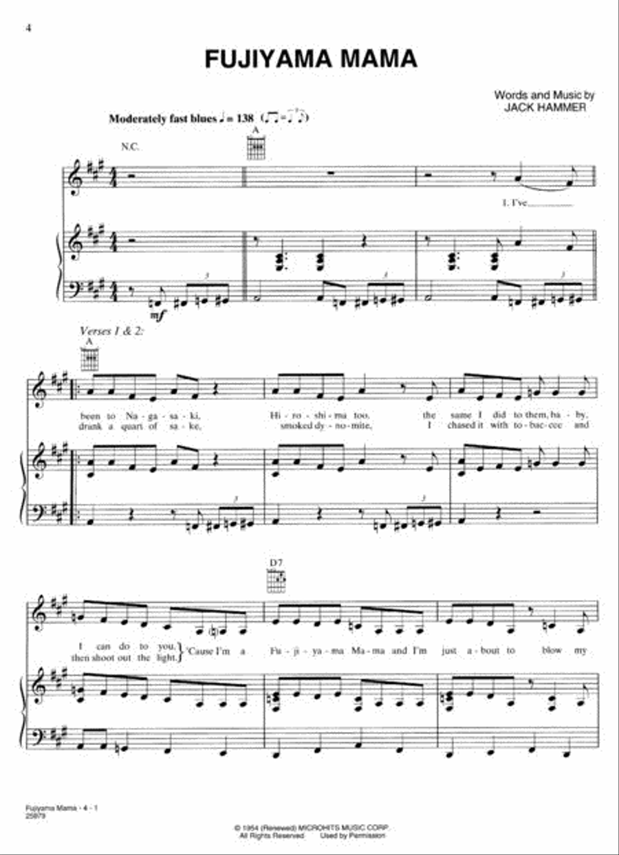 The Best of Wanda Jackson - Let's Have A Party Piano, Vocal, Guitar scores gallery preview page 2