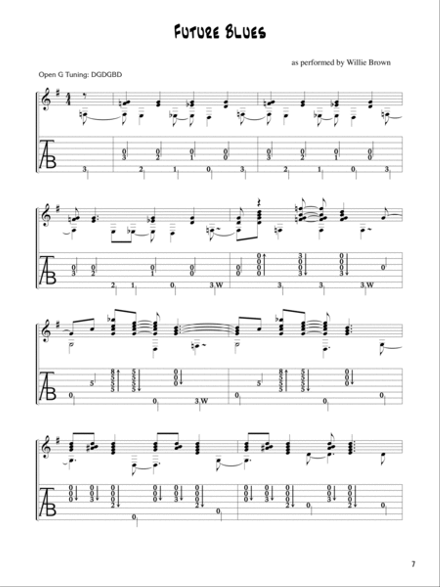 Stefan Grossman's Early Masters of American Blues Guitar: Delta Blues Guitar Acoustic Guitar scores gallery preview page 4