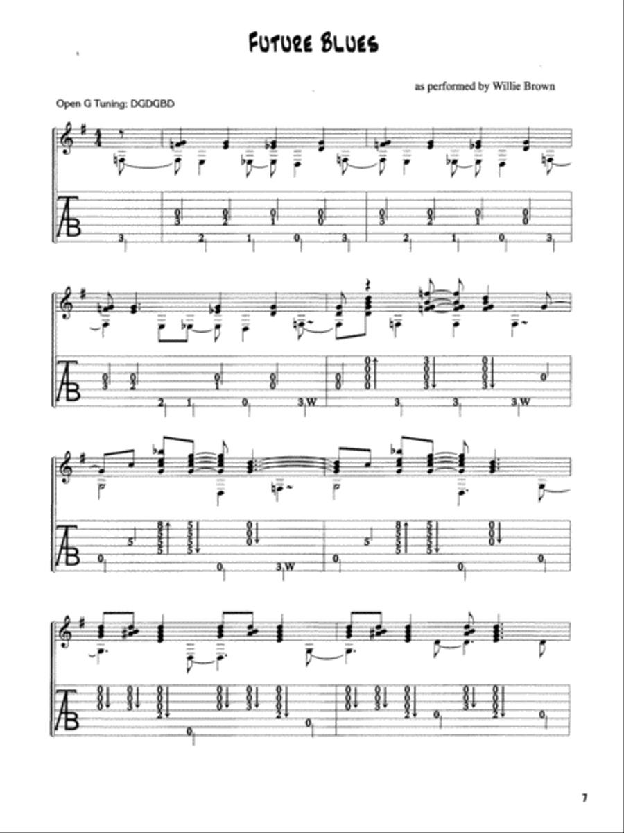 Stefan Grossman's Early Masters of American Blues Guitar: Delta Blues Guitar Acoustic Guitar scores gallery preview page 7
