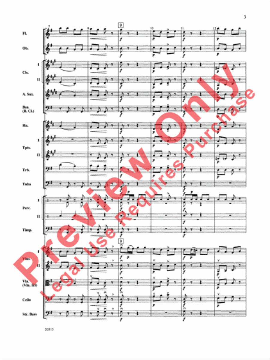 Trepak from The Nutcracker Ballet Full Orchestra scores gallery preview page 4