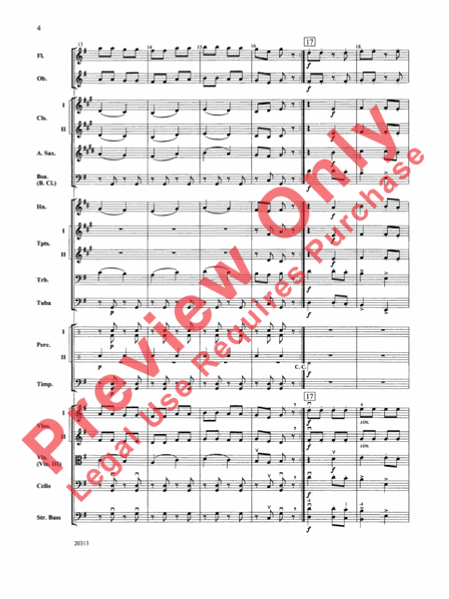 Trepak from The Nutcracker Ballet Full Orchestra scores gallery preview page 5