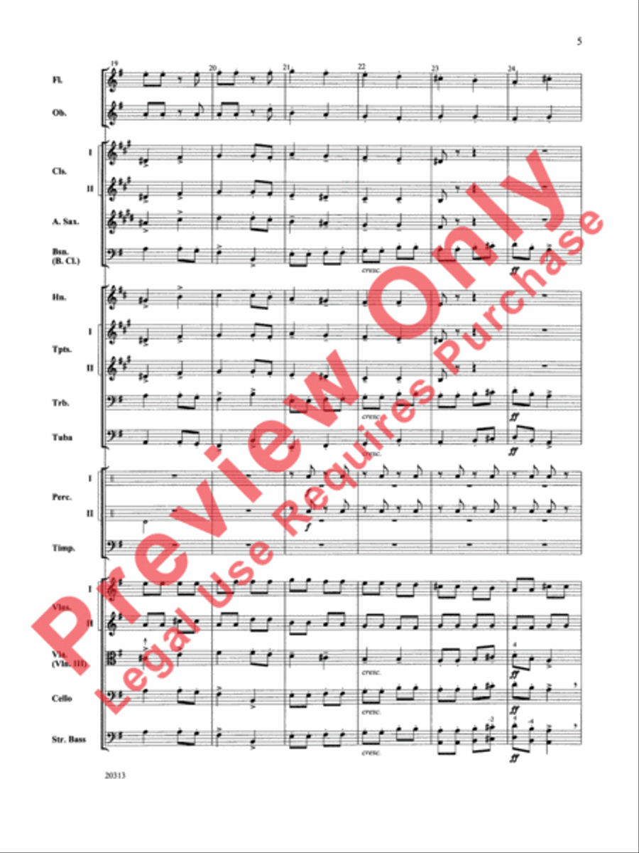 Trepak from The Nutcracker Ballet Full Orchestra scores gallery preview page 6