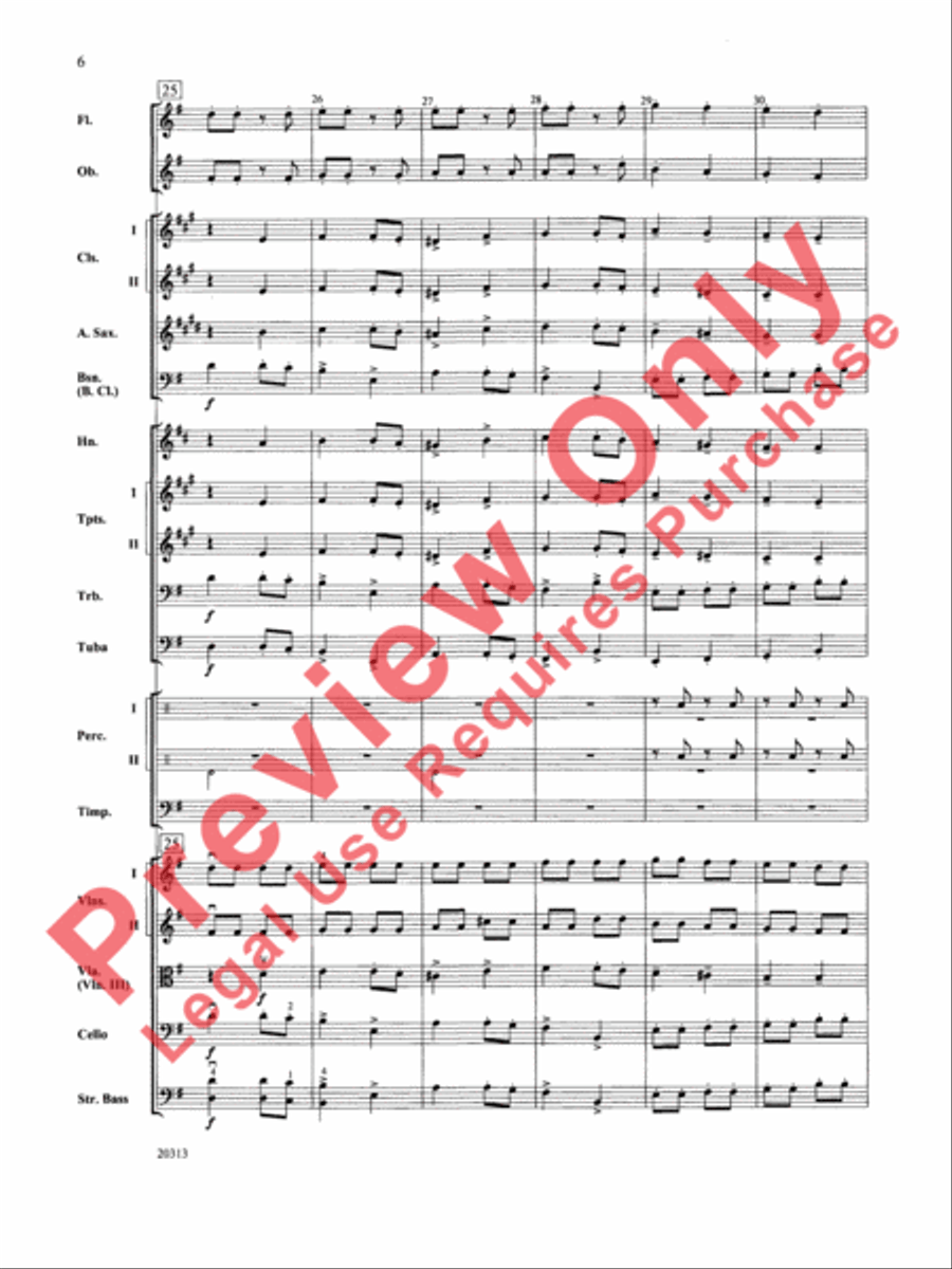 Trepak from The Nutcracker Ballet Full Orchestra scores gallery preview page 7