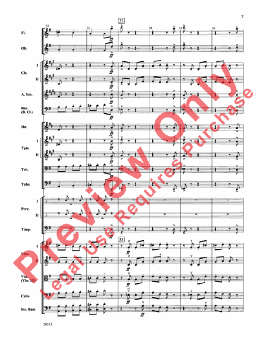 Trepak from The Nutcracker Ballet Full Orchestra scores gallery preview page 8