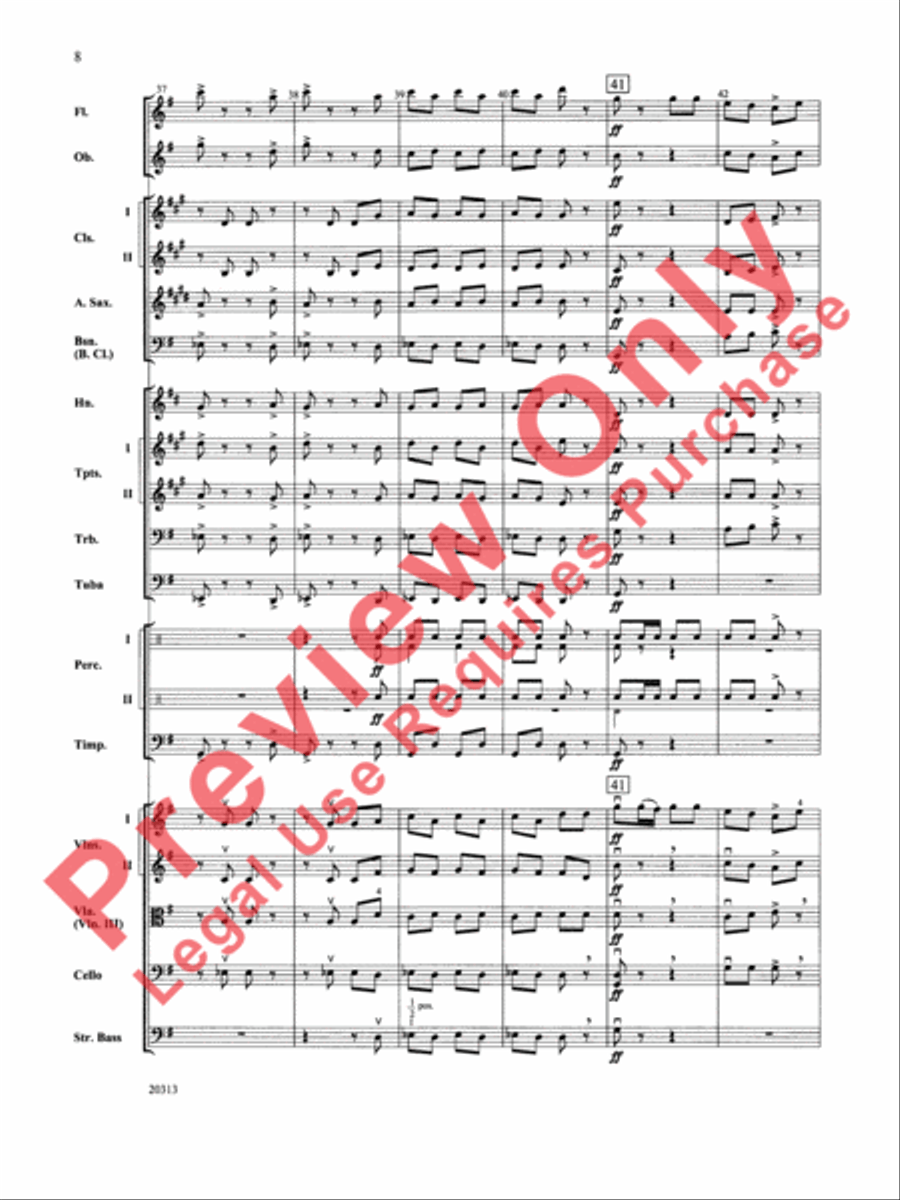 Trepak from The Nutcracker Ballet Full Orchestra scores gallery preview page 9