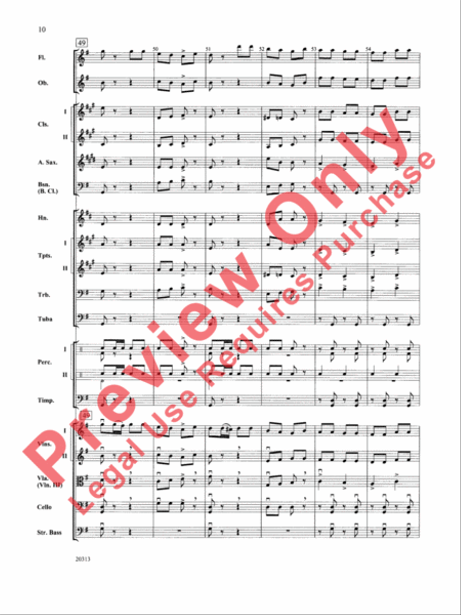 Trepak from The Nutcracker Ballet Full Orchestra scores gallery preview page 11