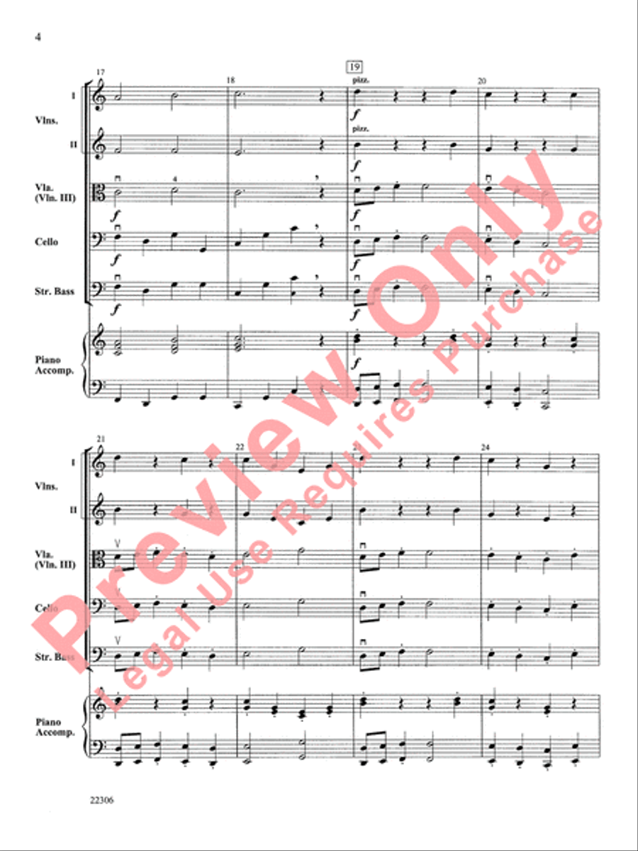 Rigaudon Rigaudon String Orchestra scores gallery preview page 5
