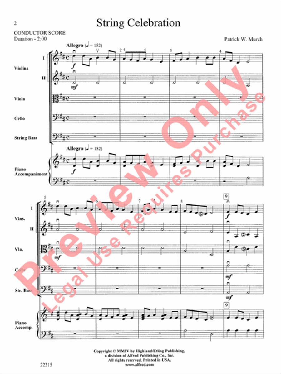 String Celebration String Celebration String Orchestra scores gallery preview page 3
