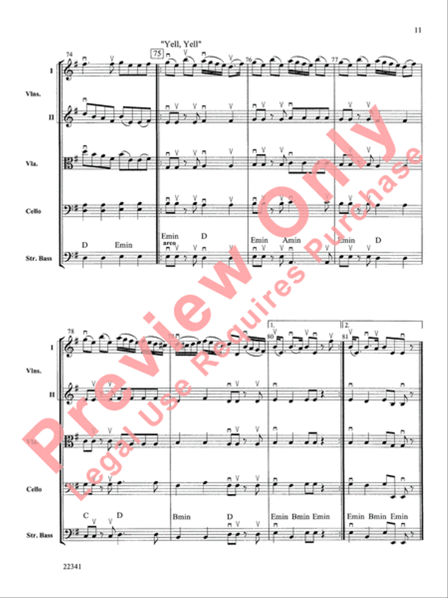 Scottish Mist Scottish Mist String Orchestra scores gallery preview page 12