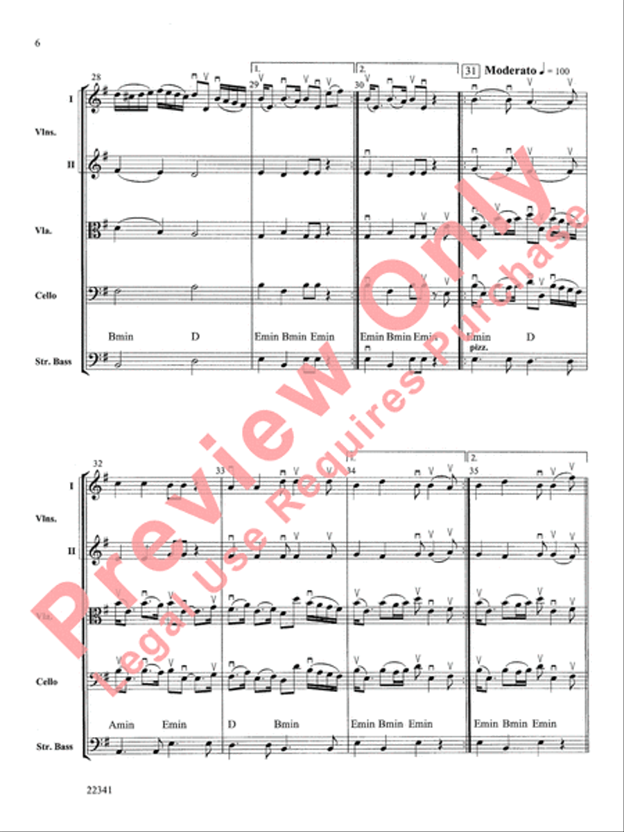 Scottish Mist Scottish Mist String Orchestra scores gallery preview page 7