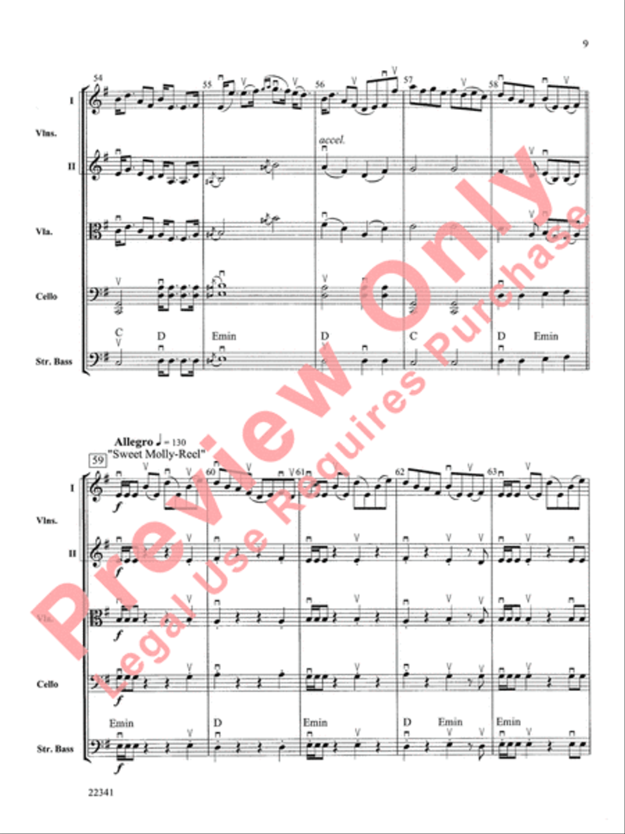 Scottish Mist Scottish Mist String Orchestra scores gallery preview page 10