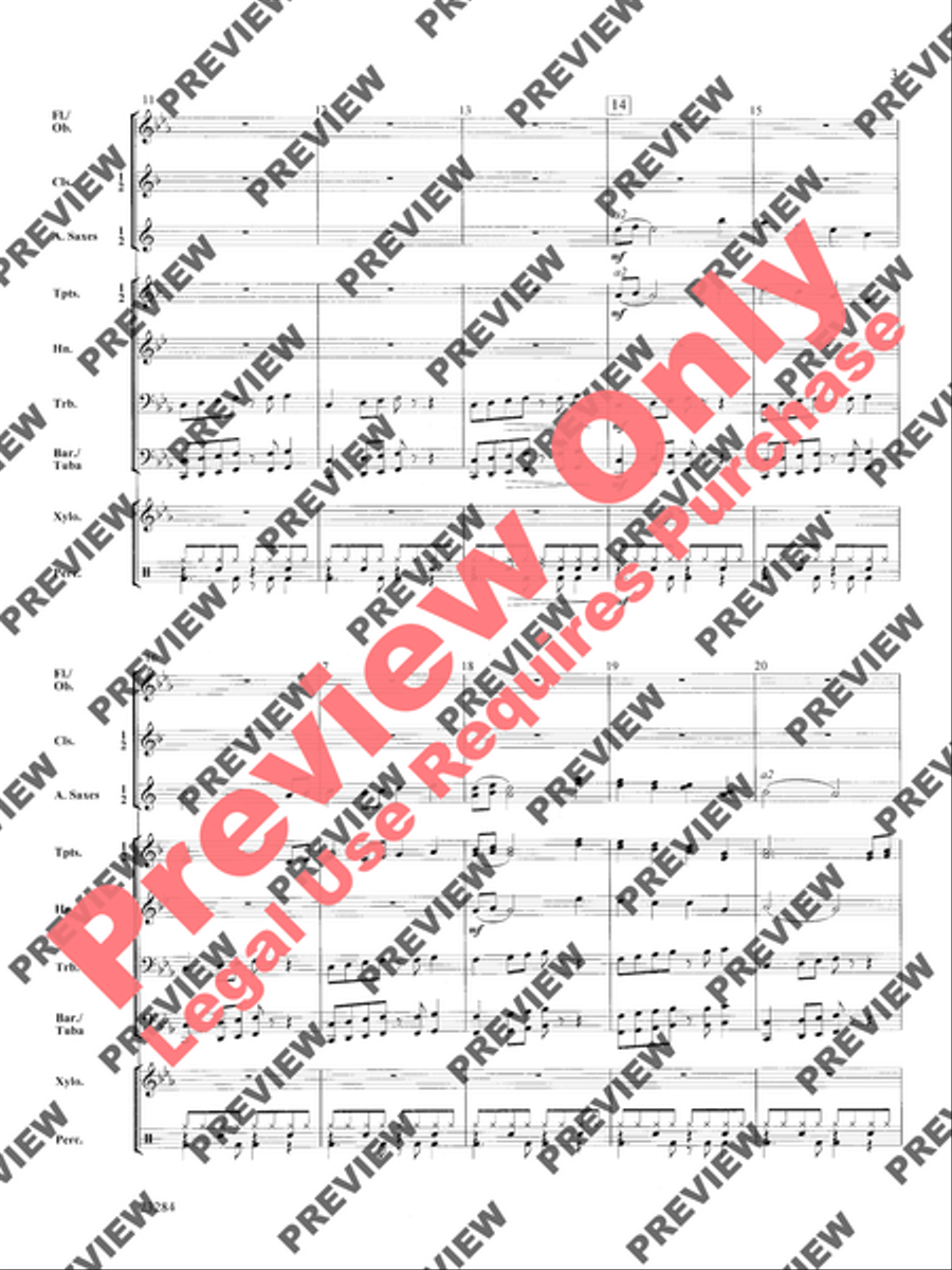 Rock Quest Rock Quest Concert Band scores gallery preview page 4
