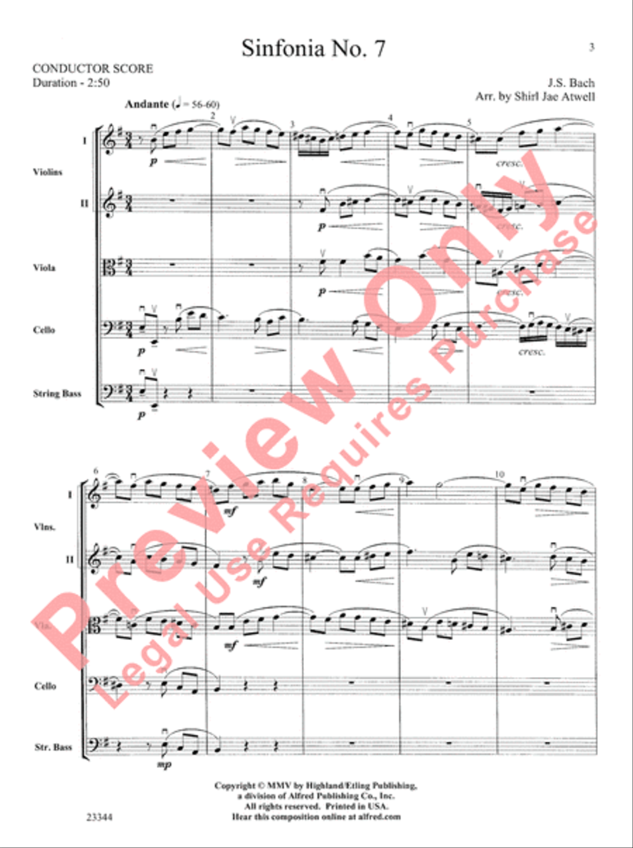 Sinfonia No. 7