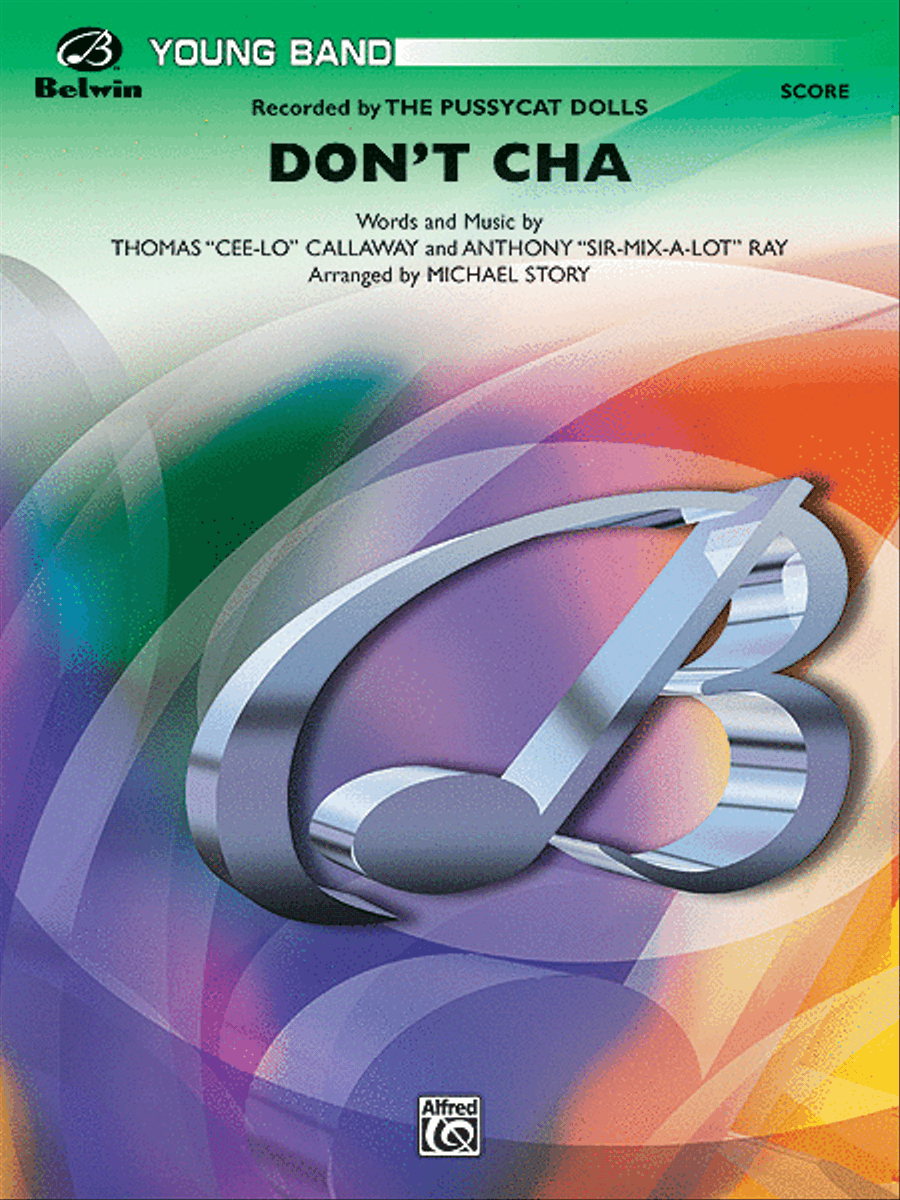 Don't Cha Don't Cha Concert Band scores gallery preview page 1
