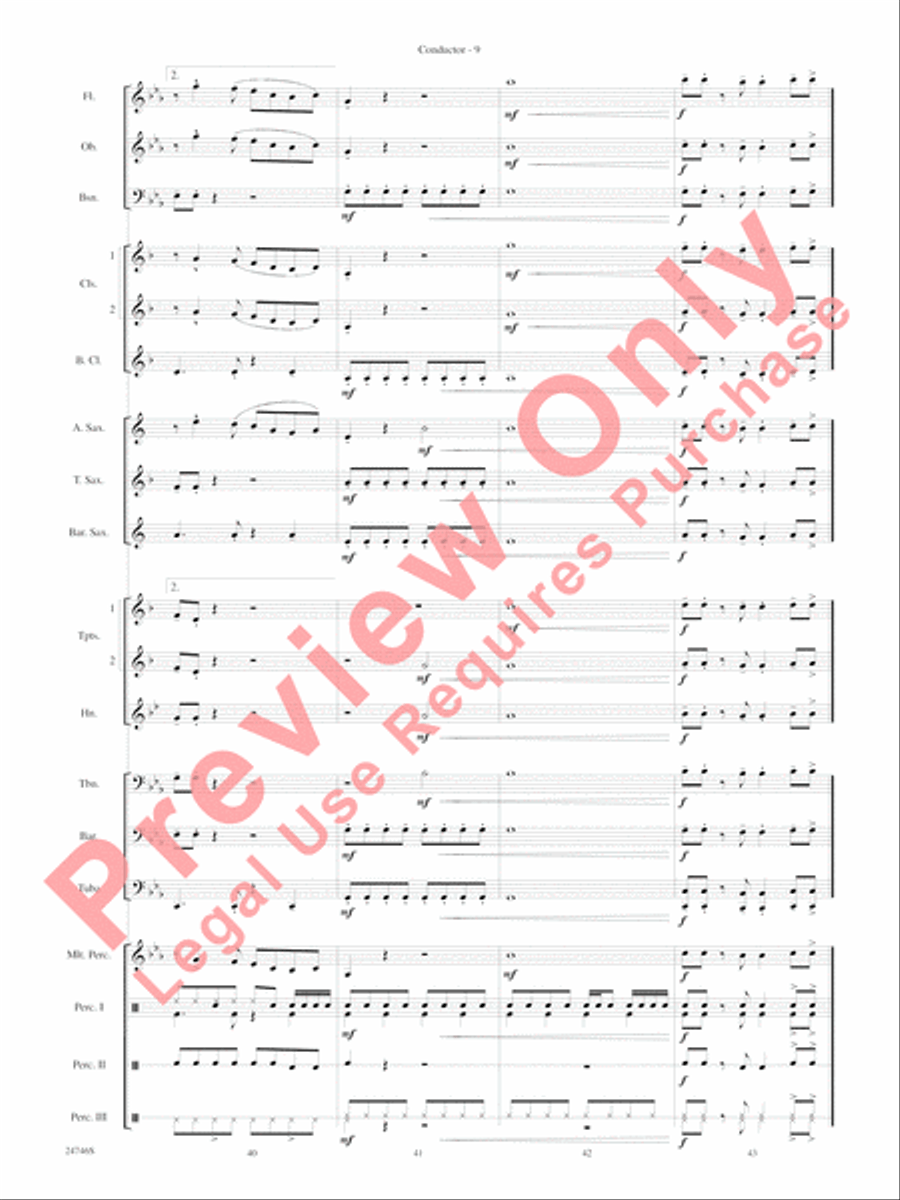 Don't Cha Don't Cha Concert Band scores gallery preview page 12