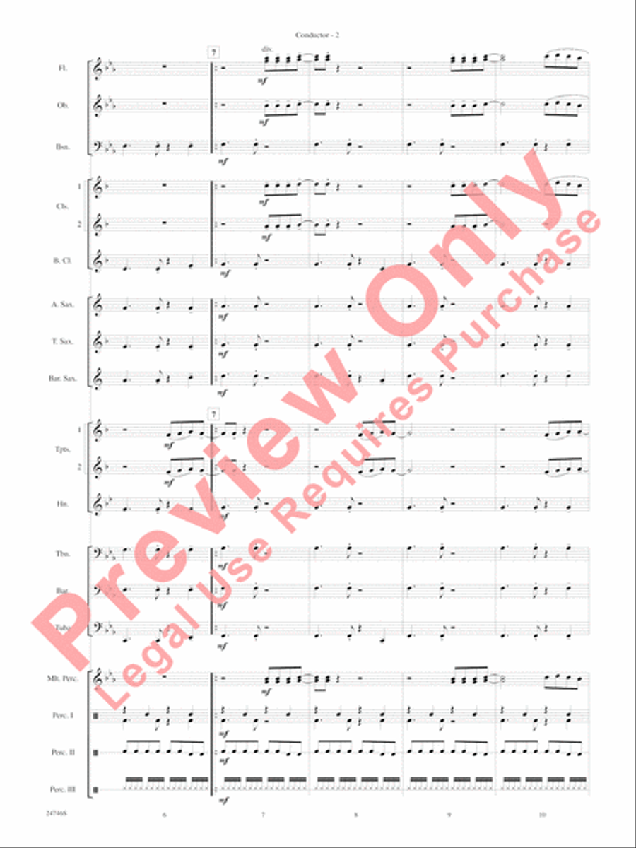 Don't Cha Don't Cha Concert Band scores gallery preview page 5