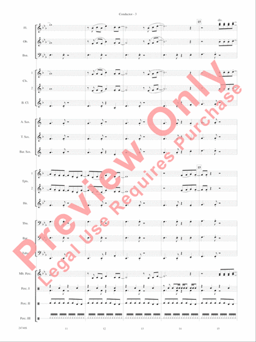 Don't Cha Don't Cha Concert Band scores gallery preview page 6