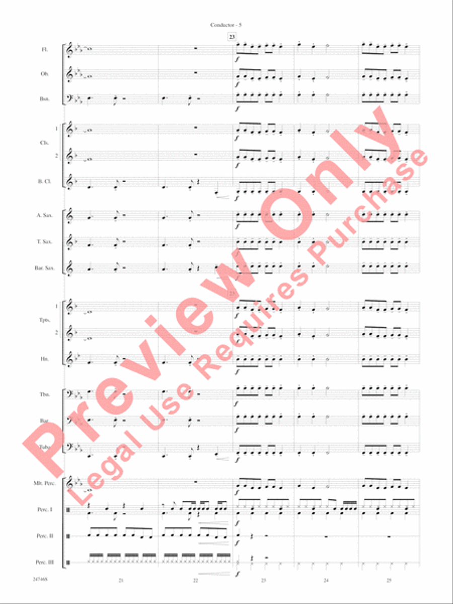 Don't Cha Don't Cha Concert Band scores gallery preview page 8