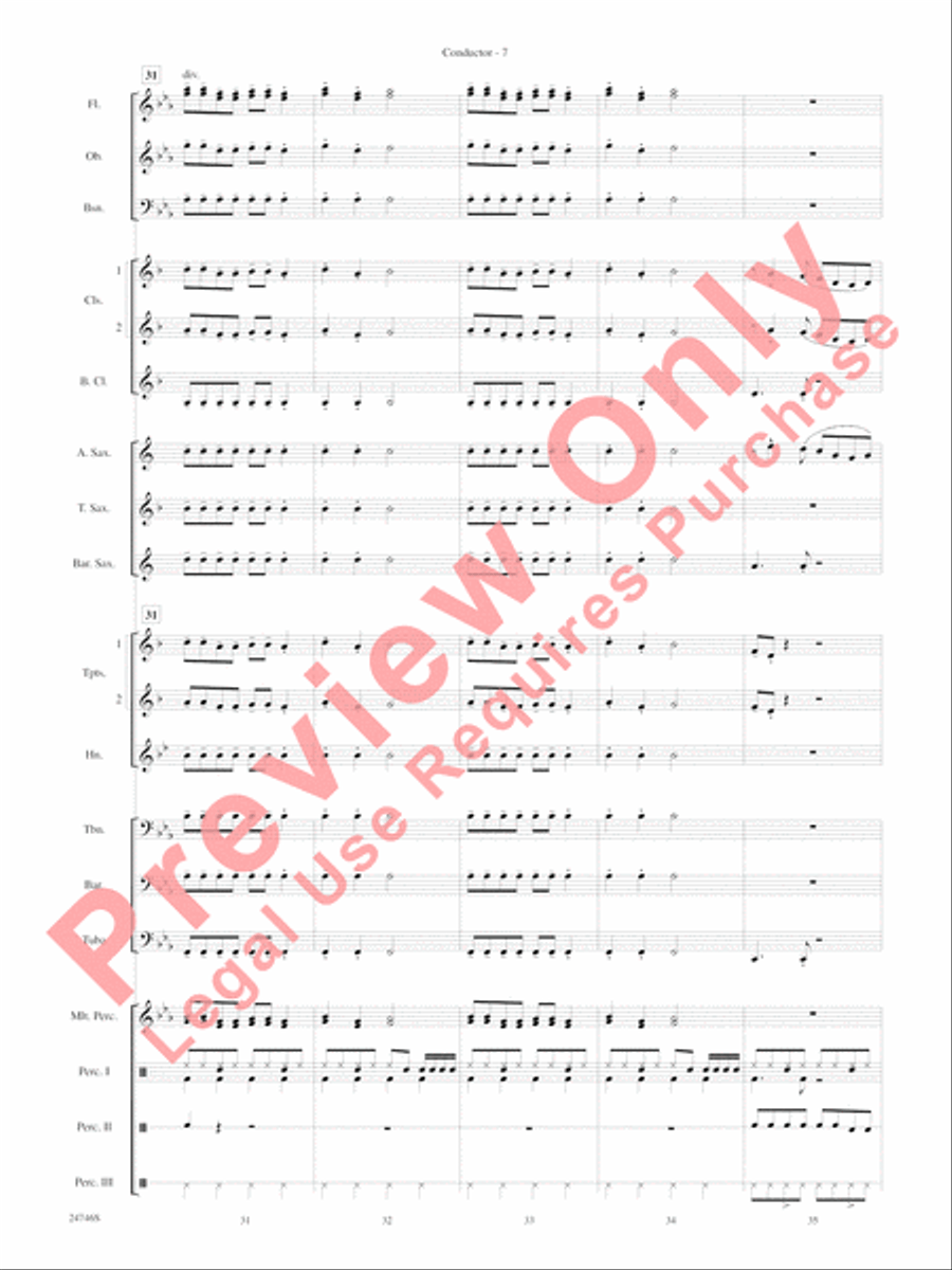 Don't Cha Don't Cha Concert Band scores gallery preview page 10