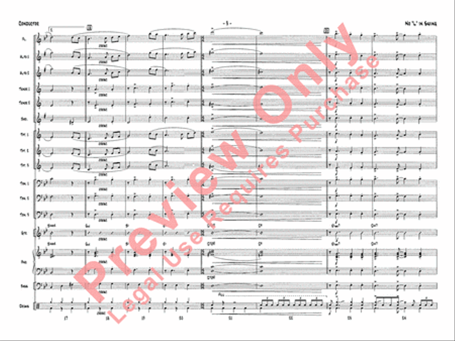 No L in Swing No L in Swing Jazz Ensemble scores gallery preview page 6