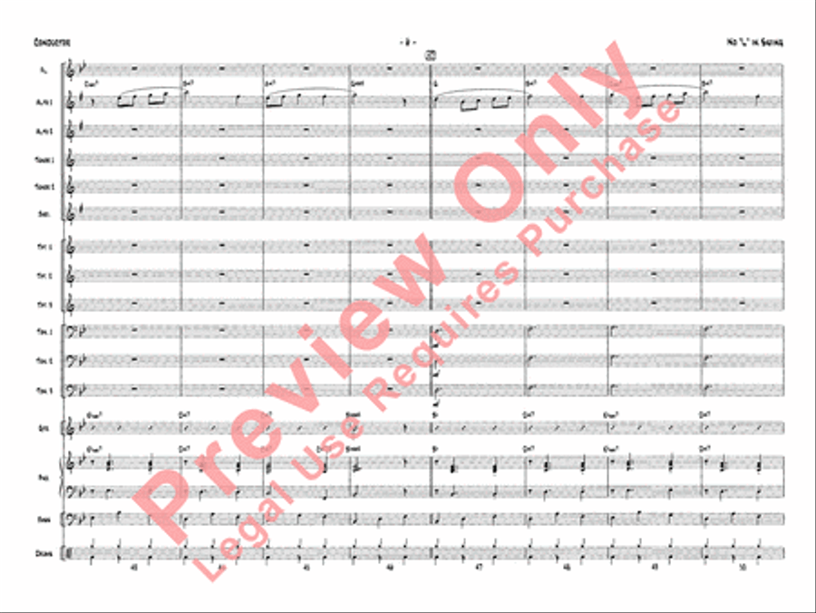 No L in Swing No L in Swing Jazz Ensemble scores gallery preview page 9