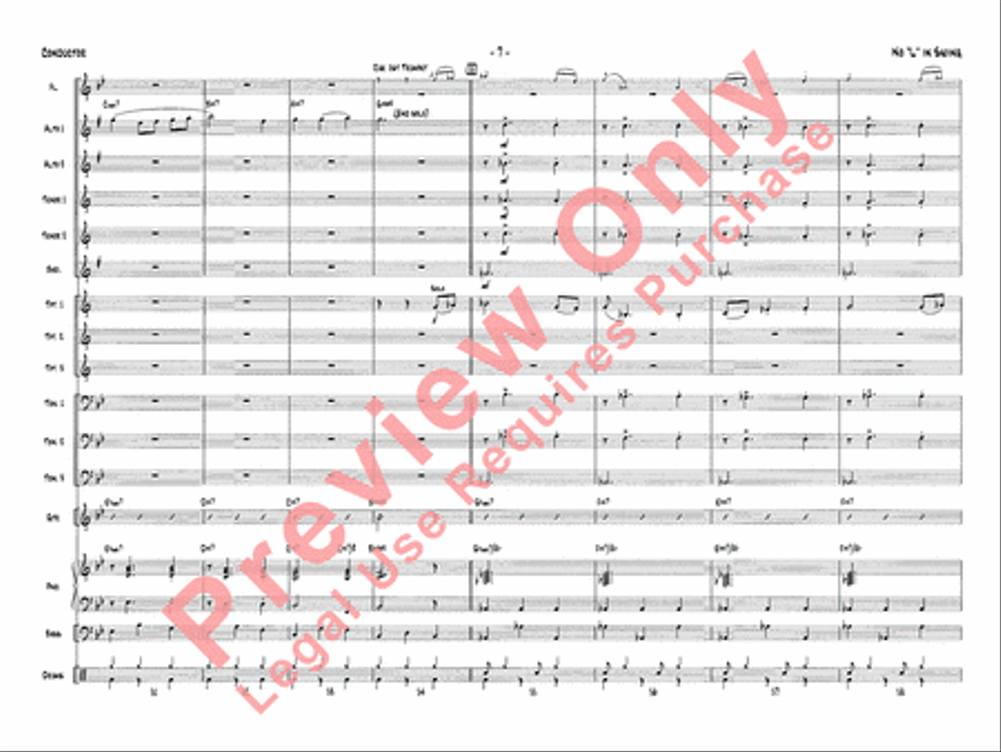 No L in Swing No L in Swing Jazz Ensemble scores gallery preview page 10