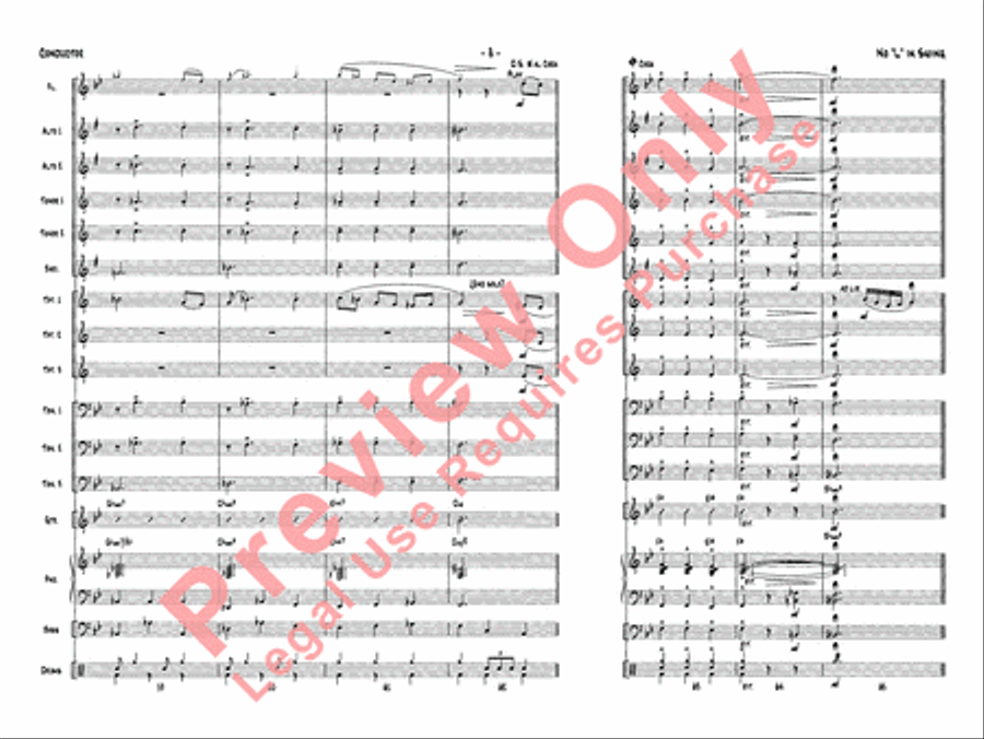 No L in Swing No L in Swing Jazz Ensemble scores gallery preview page 11