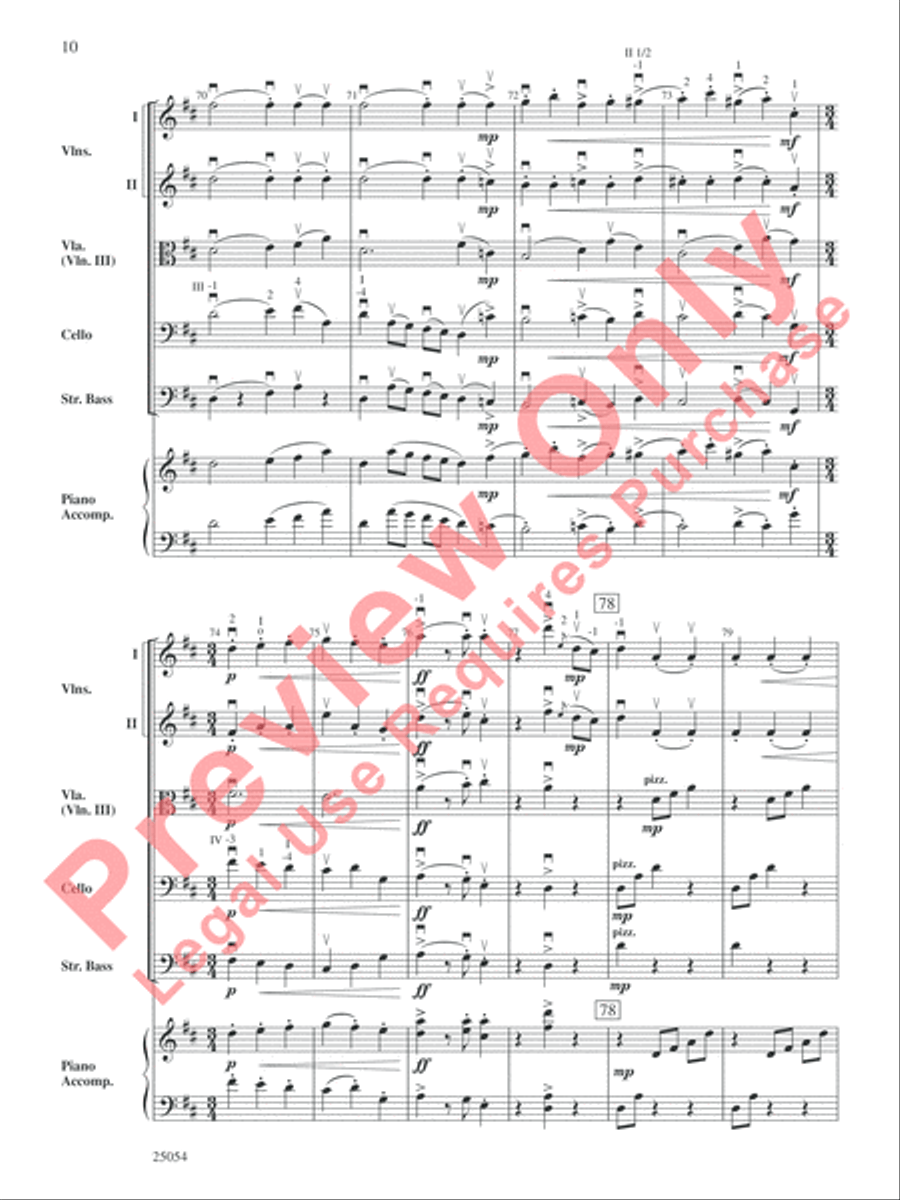Two Beethovian Sketches Two Beethovian Sketches String Orchestra scores gallery preview page 12