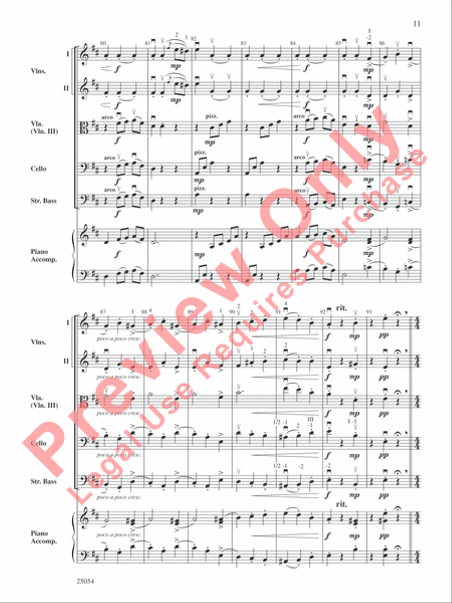 Two Beethovian Sketches Two Beethovian Sketches String Orchestra scores gallery preview page 13
