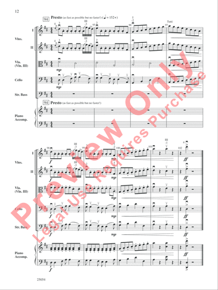 Two Beethovian Sketches Two Beethovian Sketches String Orchestra scores gallery preview page 14