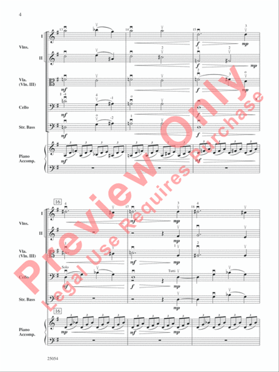 Two Beethovian Sketches Two Beethovian Sketches String Orchestra scores gallery preview page 6