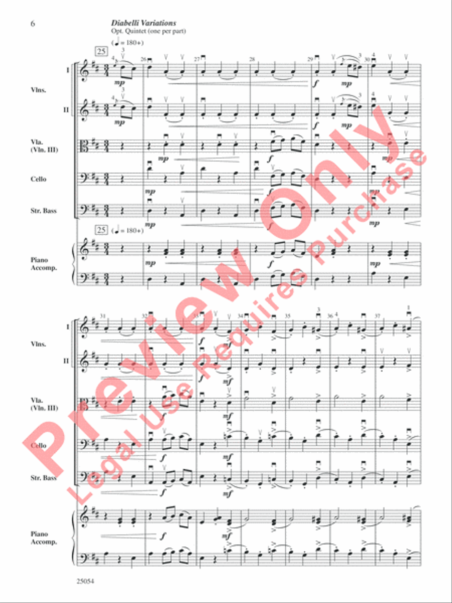 Two Beethovian Sketches Two Beethovian Sketches String Orchestra scores gallery preview page 8